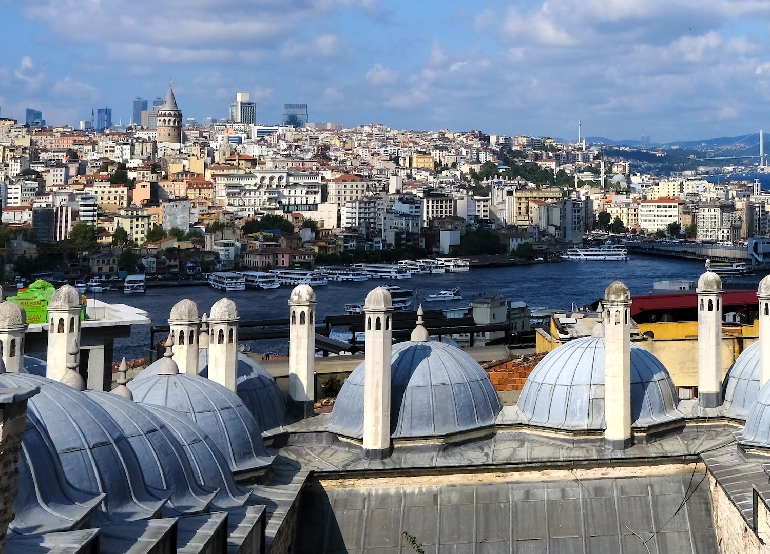 View of the Galata district.