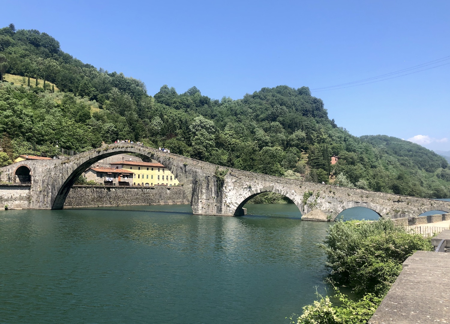 Il famoso ponte della Maddalena (o del Diavolo).