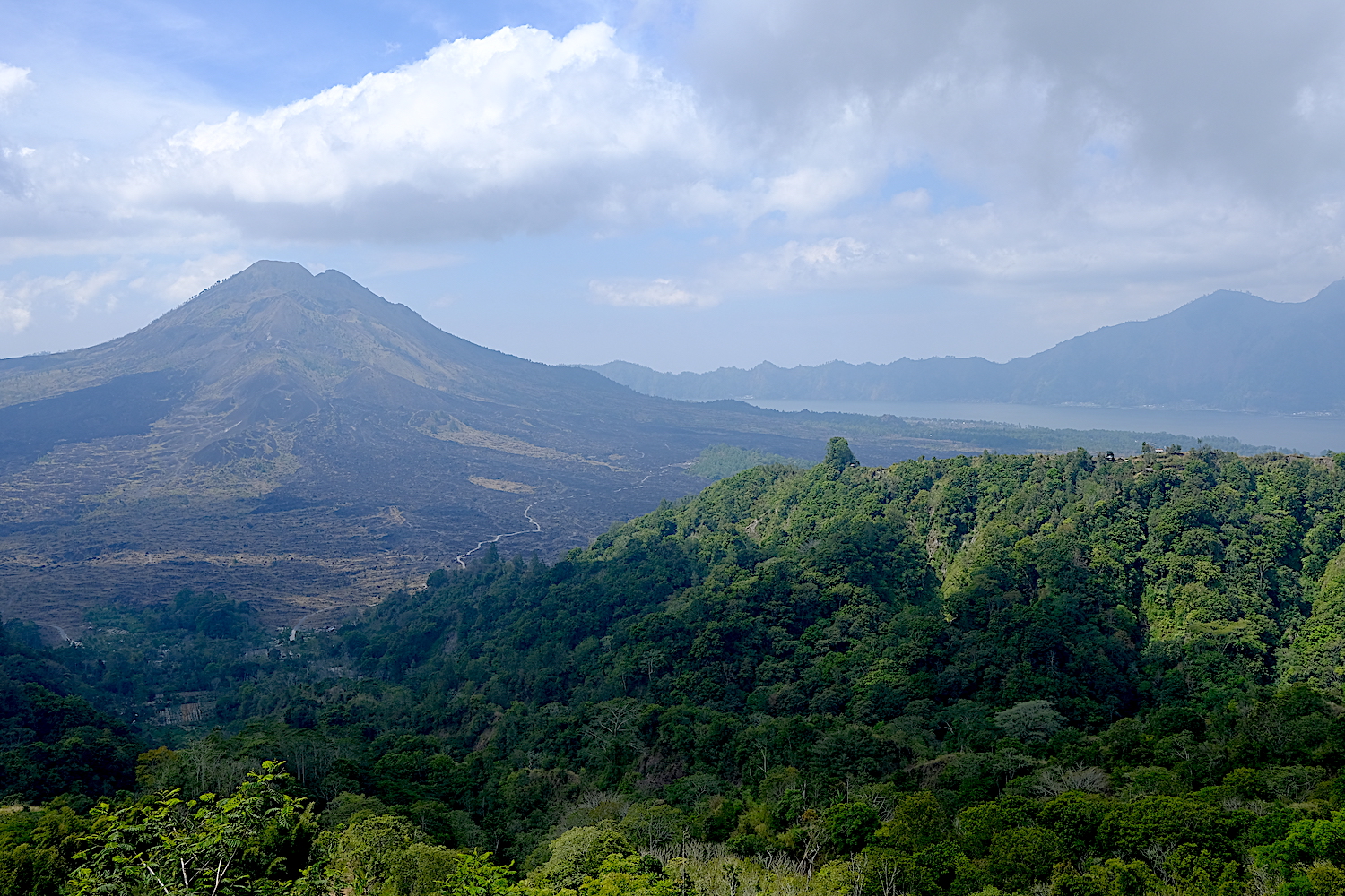 Il vulcano Batur.