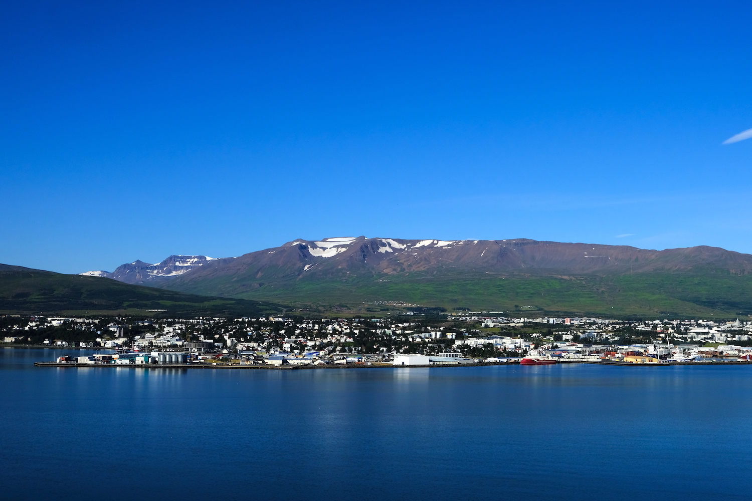 Akureyri, capoluogo del nord islandese.