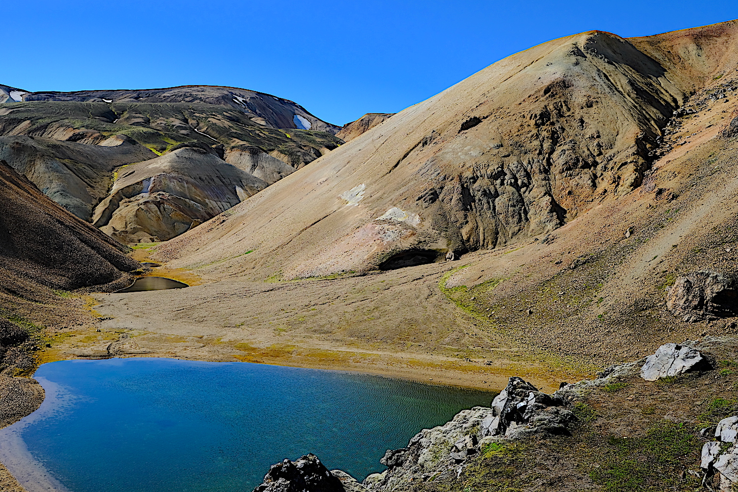 I pittoreschi altopiani di Landmannalaugar. 