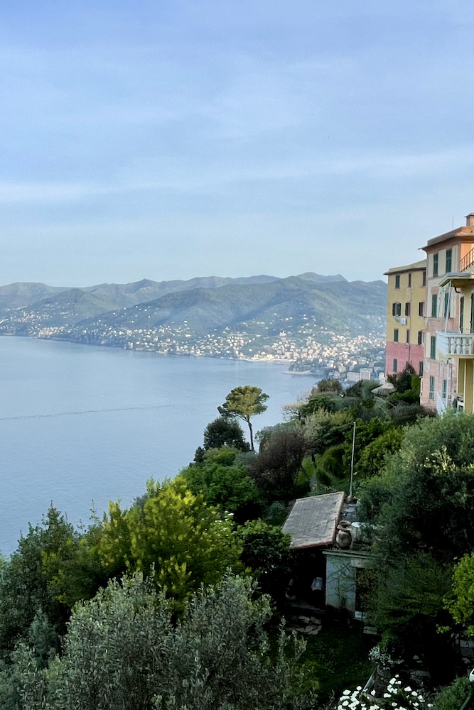 Scorcio di San Rocco di Camogli.