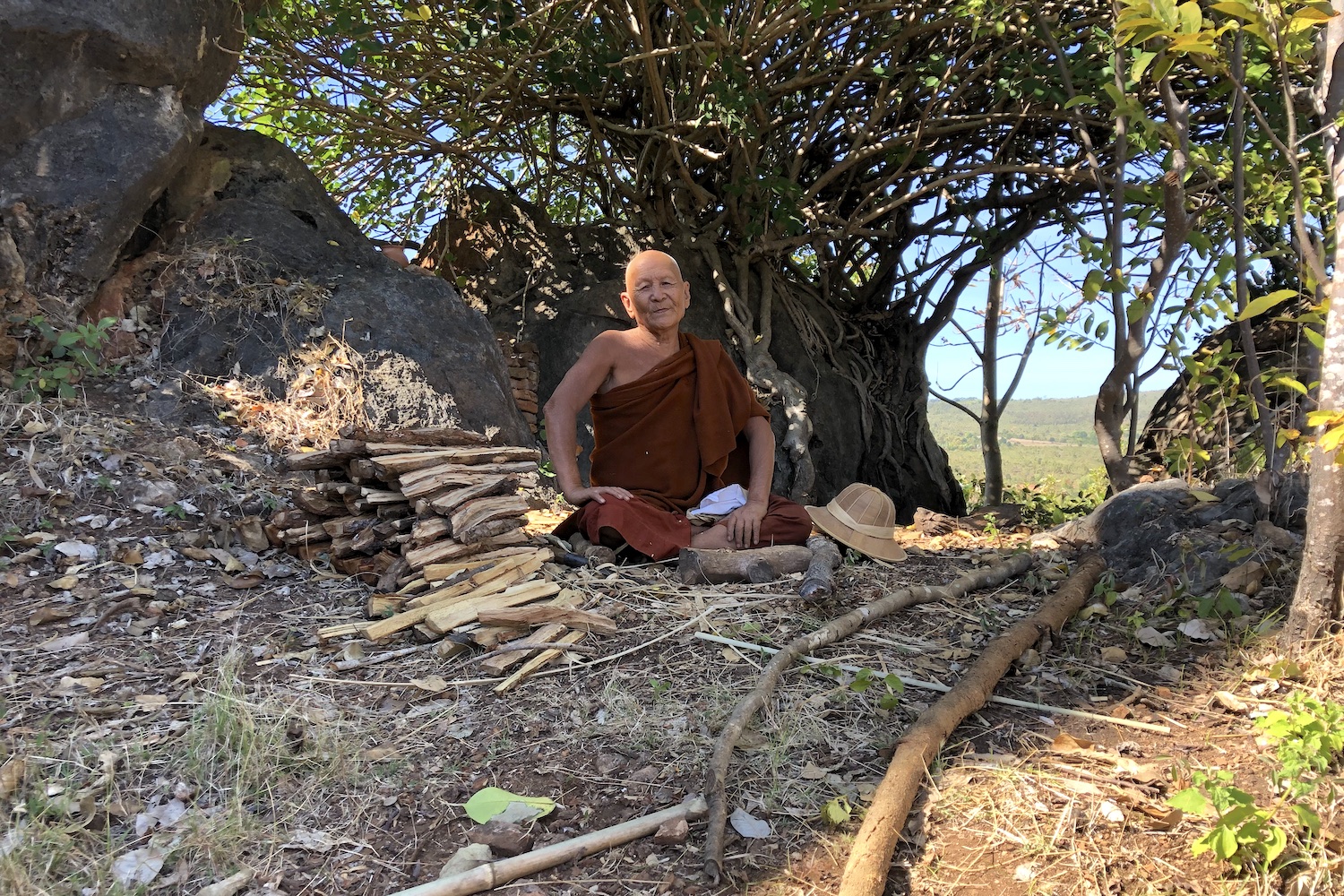 Monaco buddista nei pressi del lago Inle.