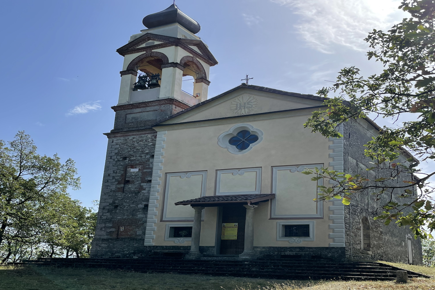 Il santuario di San Pancrazio.