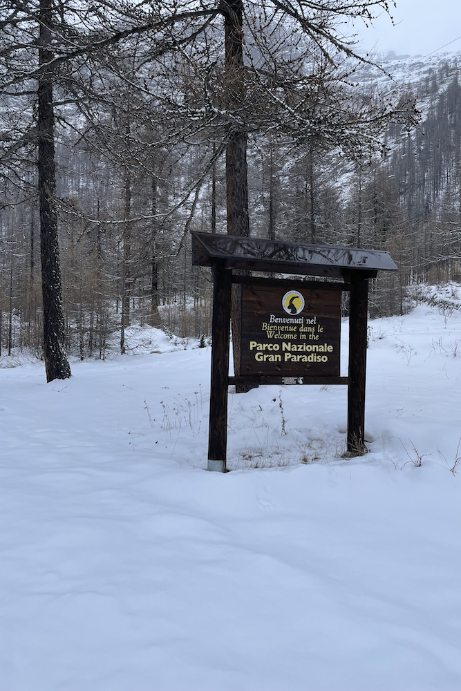 Ingresso del parco nazionale Gran Paradiso.