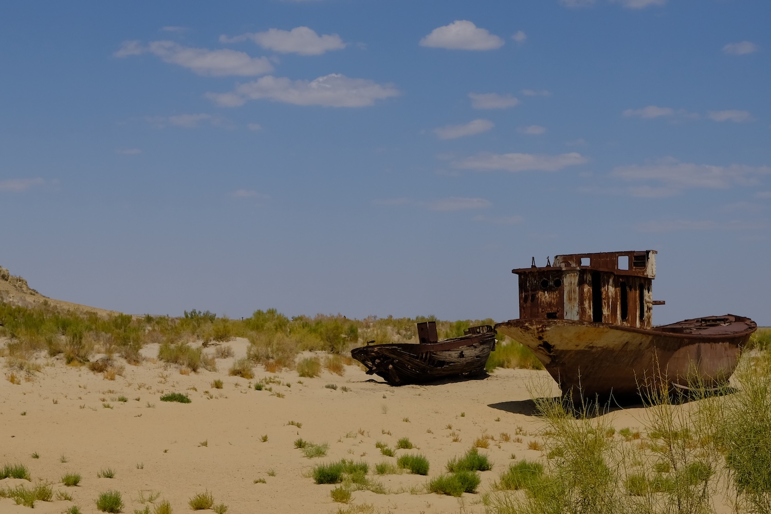 Il cimitero delle navi di Moynaq.