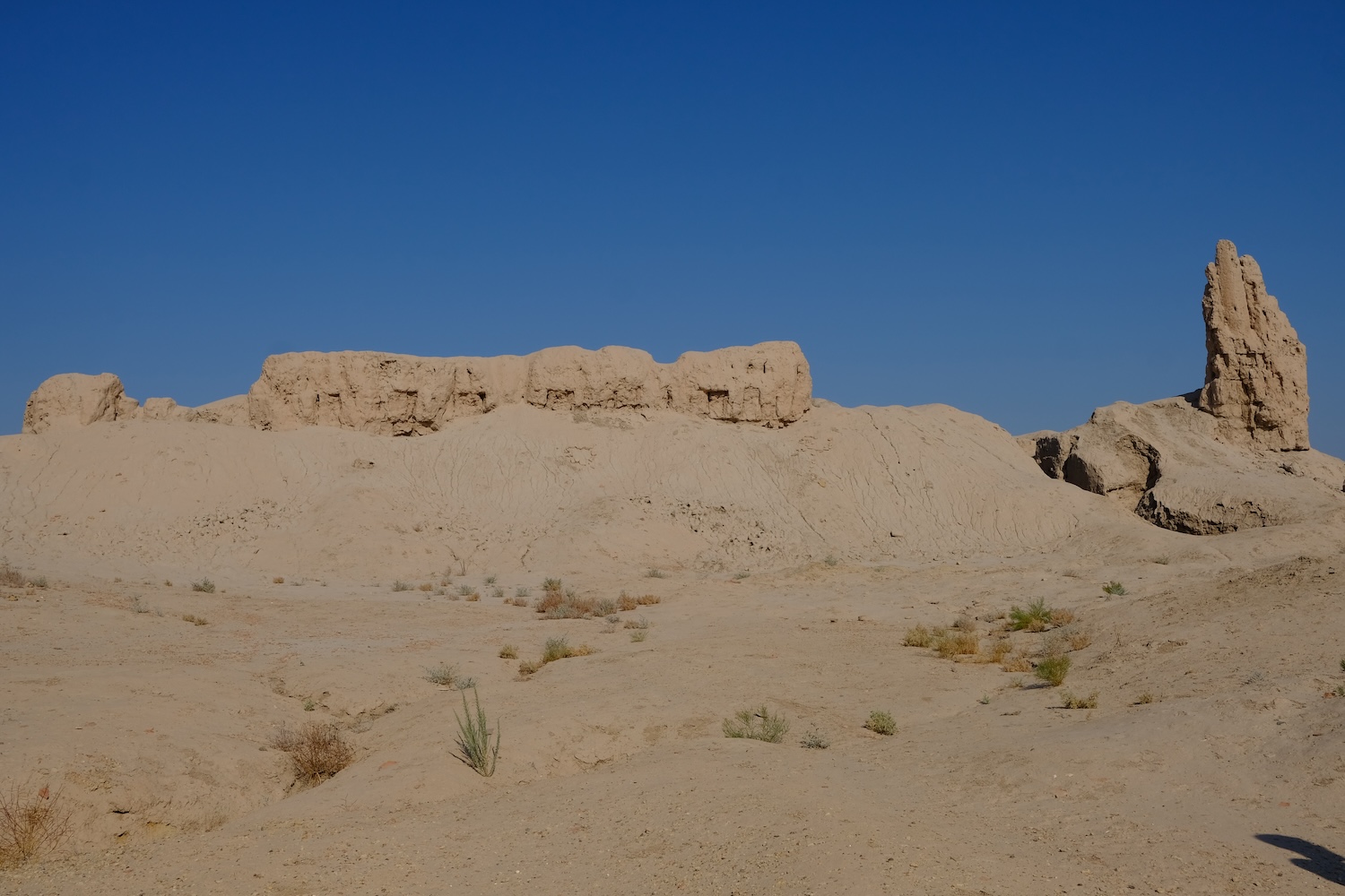 I resti archeologici della fortezza di Gyaur-Qala.