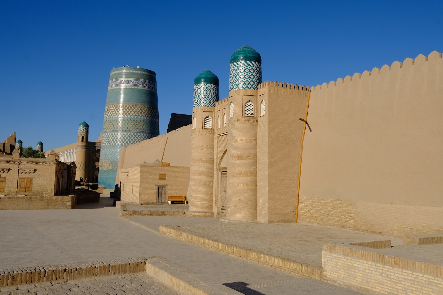 The entrance to the fortress of the Emir of Khiva.